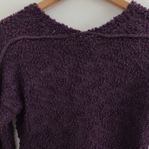 Abercrombie & Fitch Fuzzy Purple Sweater - Picture 8 of 13